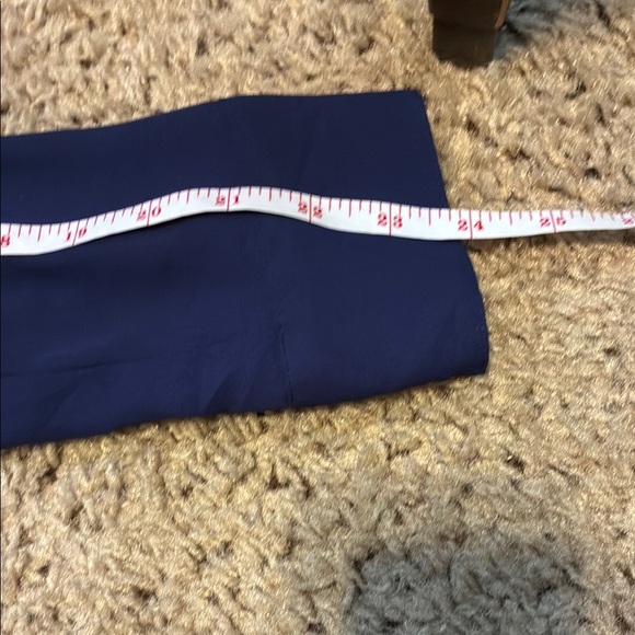 Express Blue Long Sleeve Button Down Blouse - Picture 13 of 13